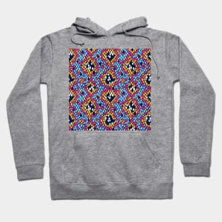 Snakeskin Pattern (Marigold, Pink and Blue) Hoodie